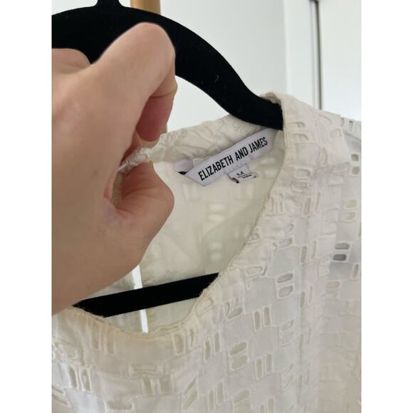 Elizabeth and James Eyelet Pattern Blouse - Picture 7 of 9